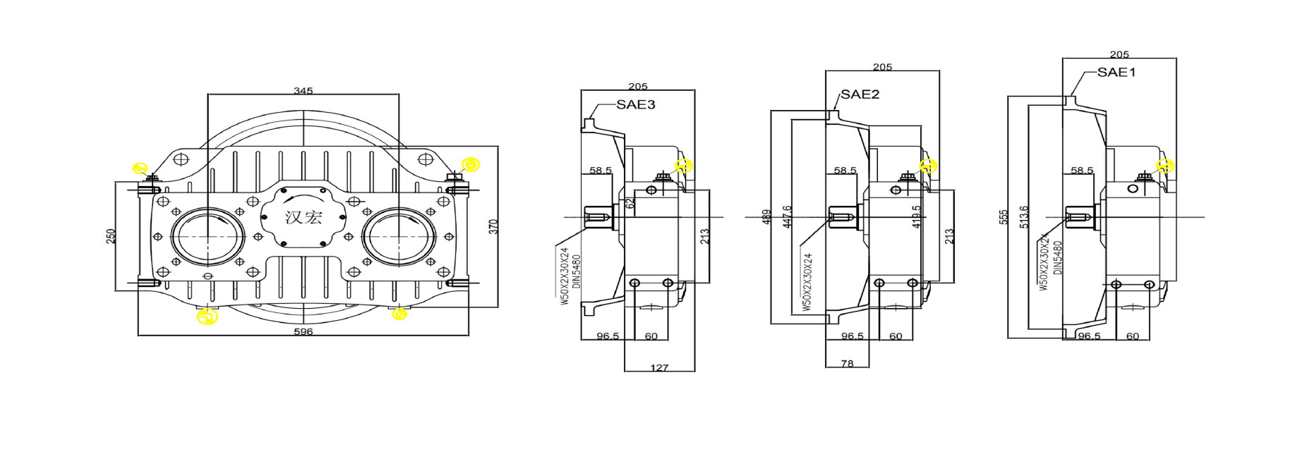400KW One Input Two Outputs Transfer Case 400KW One Input Two Outputs Transfer Case